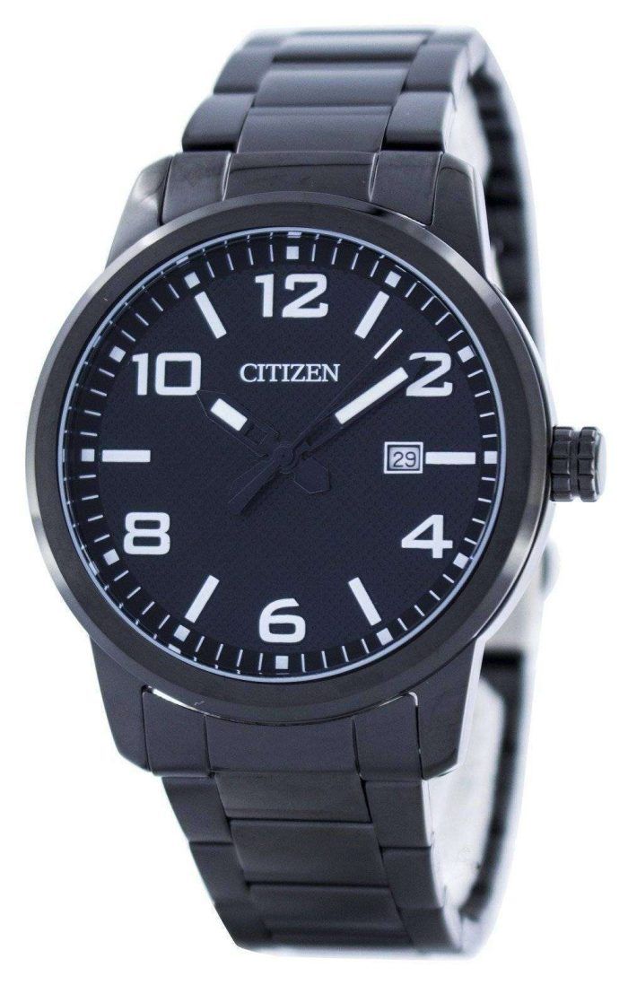 Citizen Quartz Black Dial BI1025-53E Mens Watch