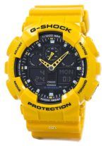 Casio G-Shock GA-100A-9ADR GA-100A-9A GA-100A-9 Velocity Indicator Alarm Watch
