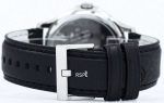 Armani Exchange Black Dial Leather Strap AX2101 Mens Watch