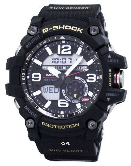 Casio G-Shock MUDMASTER Twin Sensor 200M GG-1000-1A Men's Watch