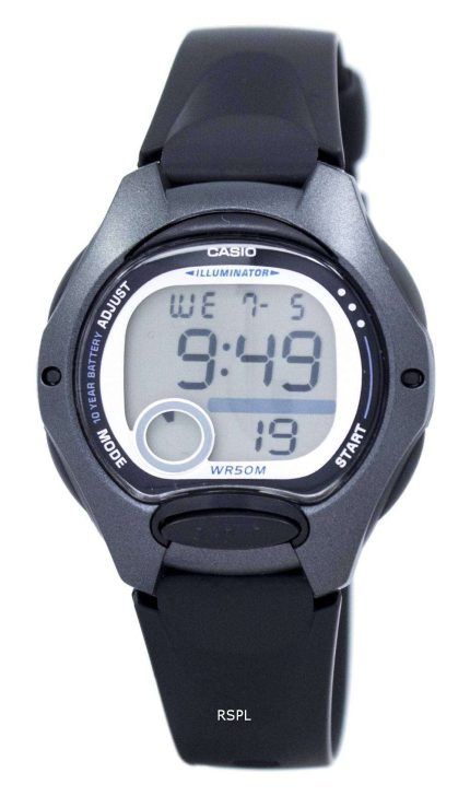 Casio Illuminator Dual Time Alarm Digital LW-200-1BV LW200-1BV Women's Watch