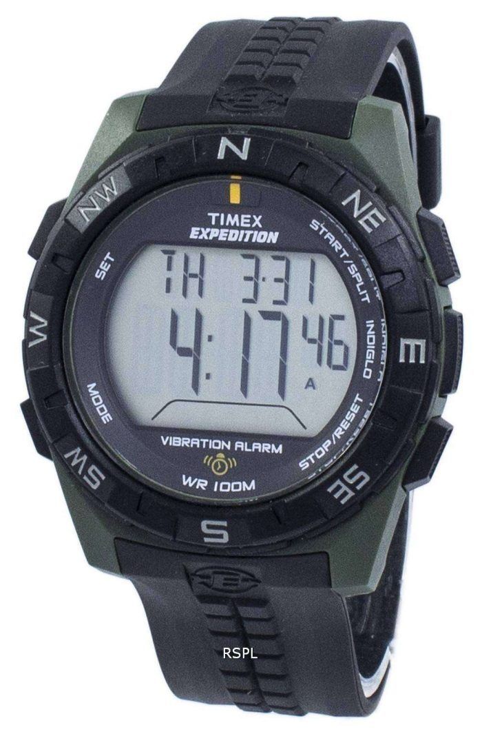 Timex Expedition Vibration Alarm Indiglo Digital T49852 Men's Watch