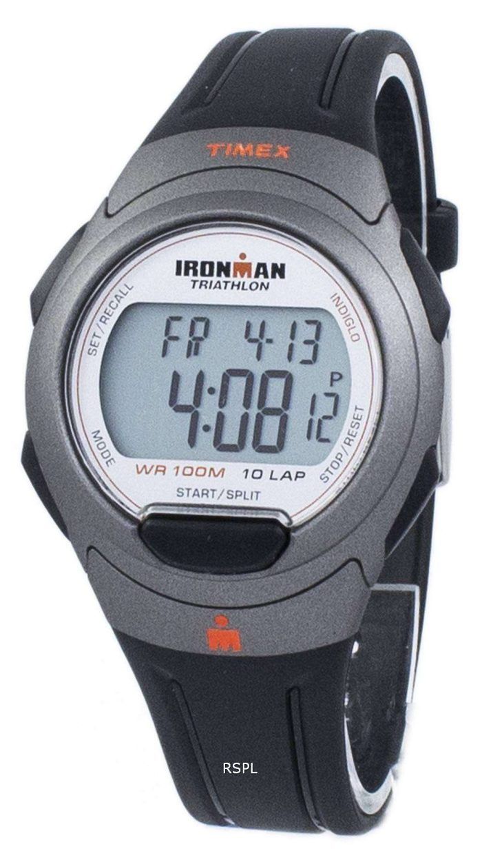Timex Sports Ironman Triathlon 10 Lap Indiglo Digital T5K607 Men's Watch