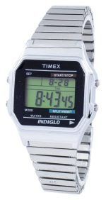 Timex Timeless Classic Indiglo Chronograph Alarm Digital T78587 Men's Watch