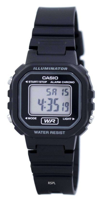 Casio Digital Quartz Alarm Chrono Illuminator LA-20WH-1ADF LA-20WH-1A Womens Watch