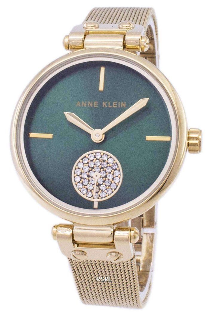 Anne Klein Quartz Diamond Accents 3000GNGB Women's Watch