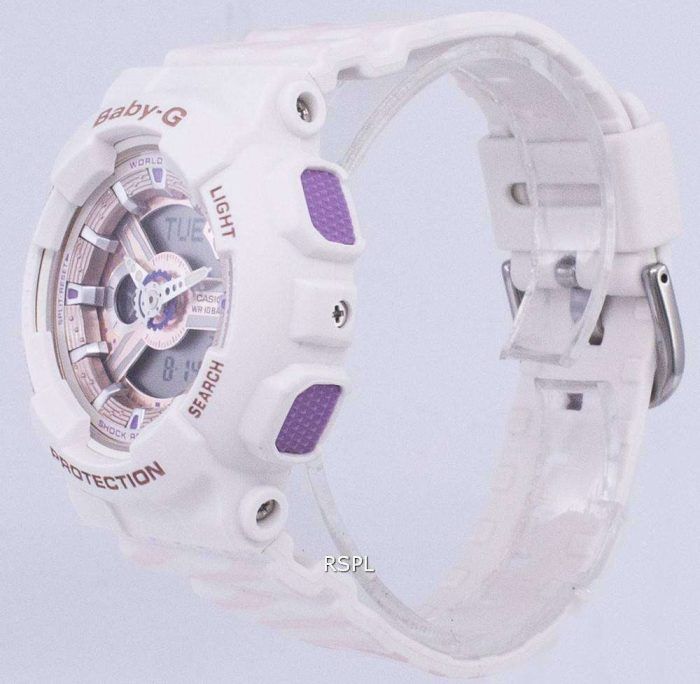 Casio Baby-G Shock Resistant World Time BA-110CH-7A BA110CH-7A Women's Watch