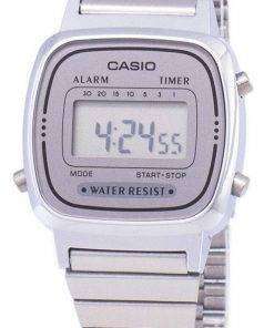 Casio Digital Stainless Steel Alarm Timer LA670WA-7DF LA670WA-7 Womens Watch