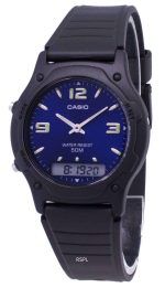 Casio Analog Digital Quartz Dual Time AW-49HE-2AVDF AW-49HE-2AV Mens Watch