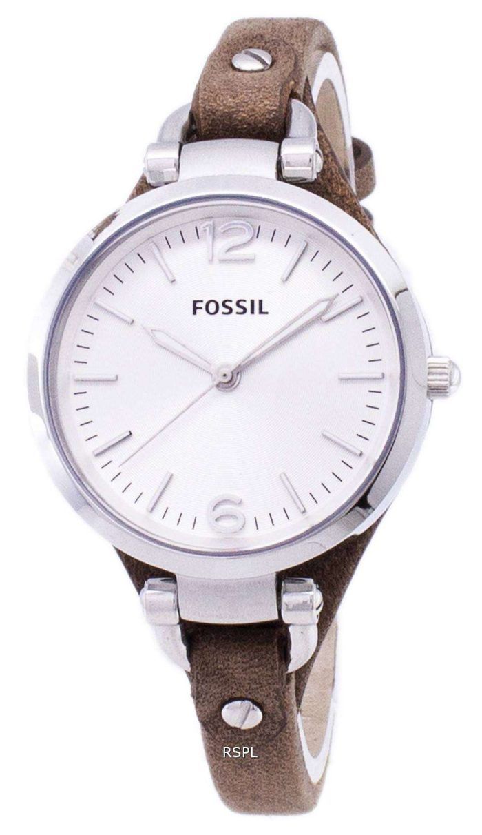 Fossil Georgia Silver Dial ES3060 Women's Watch