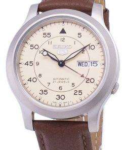 Seiko 5 Military SNK803K2-SS5 Automatic Brown Leather Strap Men's Watch