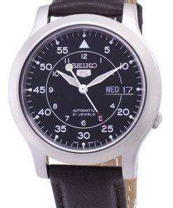 Seiko 5 Military SNK809K2-SS4 Automatic Brown Leather Strap Men's Watch