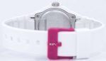 Casio Analog Hot Pink White Dial LRW-200H-4BVDF LRW-200H-4BV Womens Watch