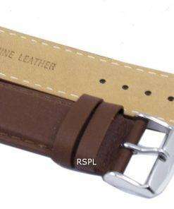 Brown Ratio Brand Leather Strap 22mm For SKX007, SKX009, SKX011, SNZG07, SNZG015