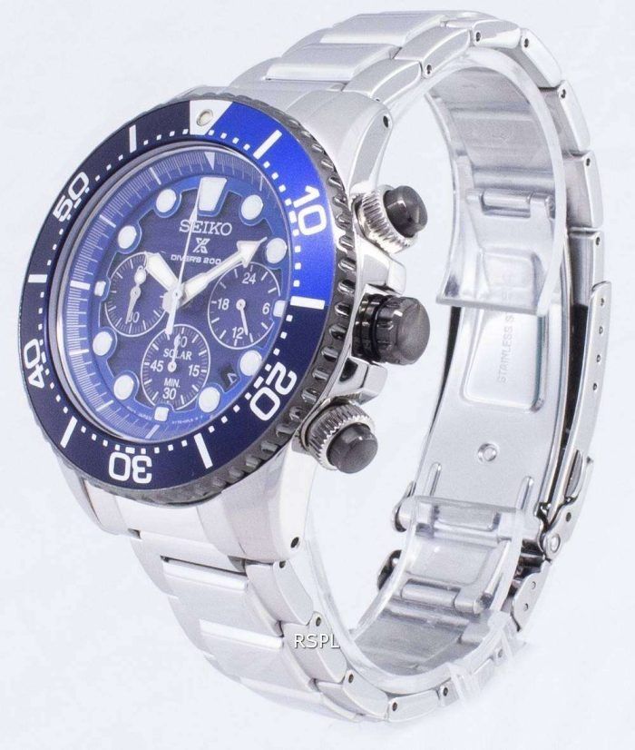 Seiko Prospex Diver's Special Edition Chronograph 200M SSC675 SSC675P1 SSC675P Men's Watch