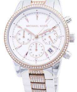 Michael Kors Ritz MK6651 Chronograph Diamond Accents Women's Watch