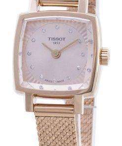 Tissot T-Lady Lovely Square T058.109.33.456.00 T0581093345600 Diamond Accents Women's Watch