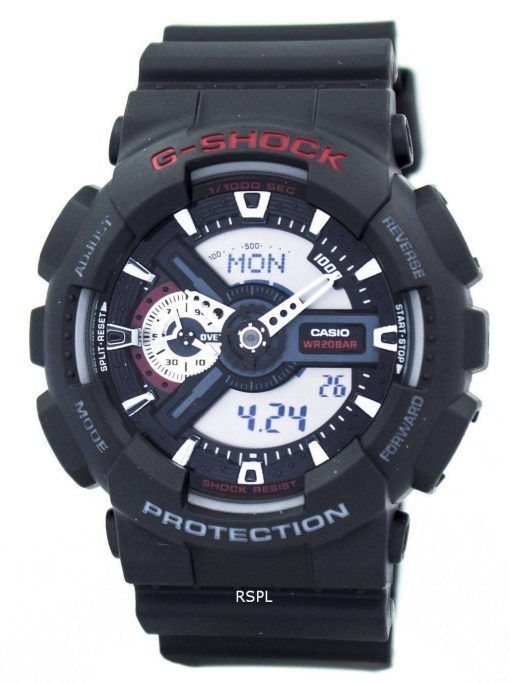 Casio G-Shock World Time Analog Digital GA-110-1A GA110 Mens Watch