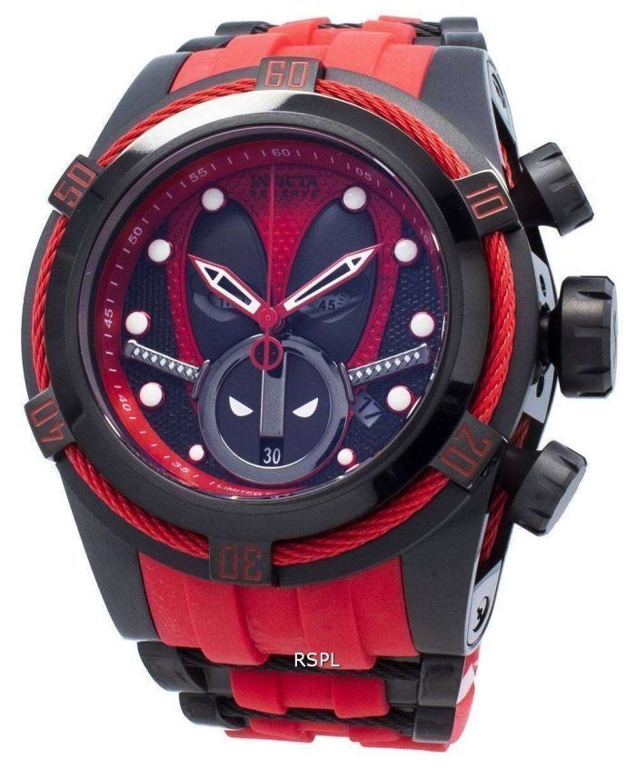 Invicta Marvel Deadpool 27152 Chronograph Automatic 200M Men's Watch