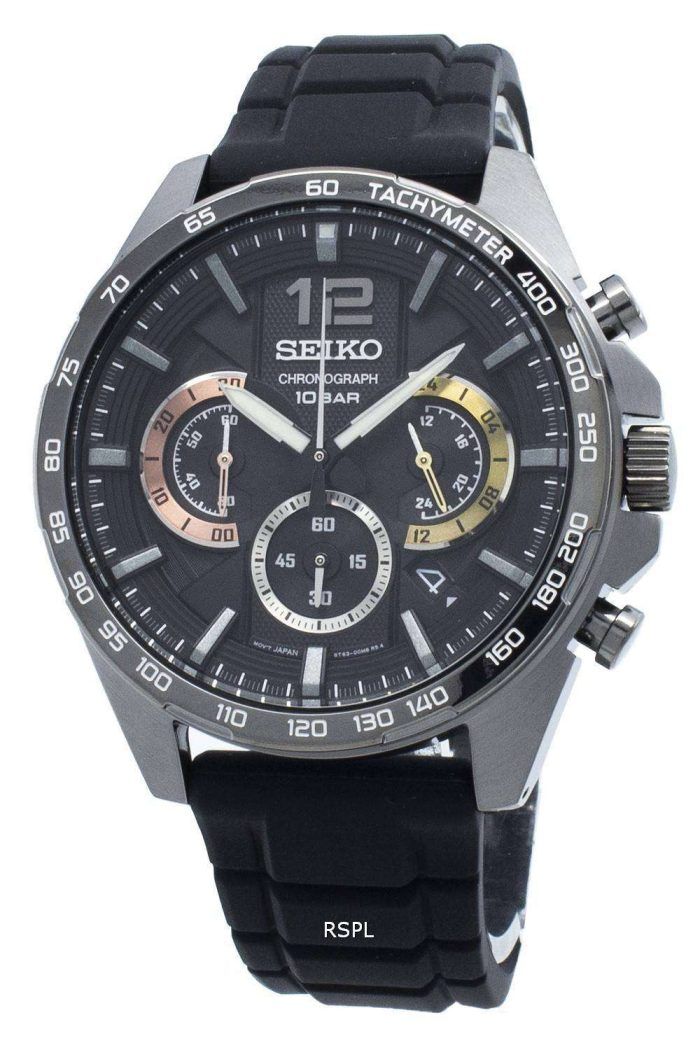 Seiko Chronograph SSB349 SSB349P1 SSB349P Tachymeter Quartz Men's Watch