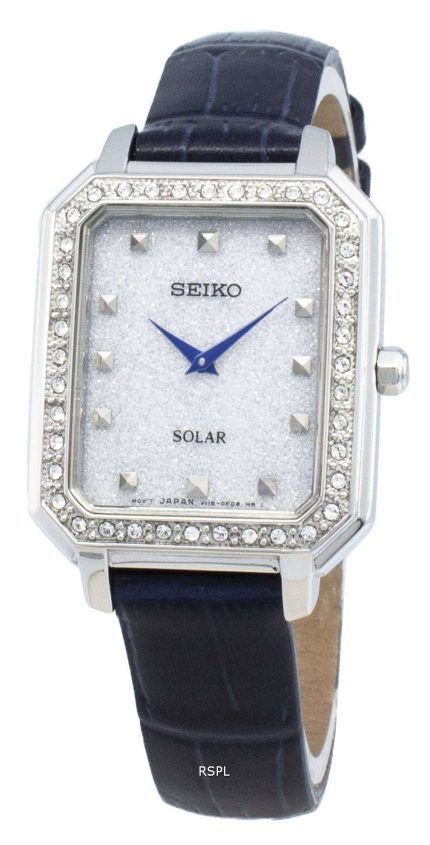 Seiko Conceptual SUP429P SUP429P1 SUP429 Diamond Accents Solar Women's Watch