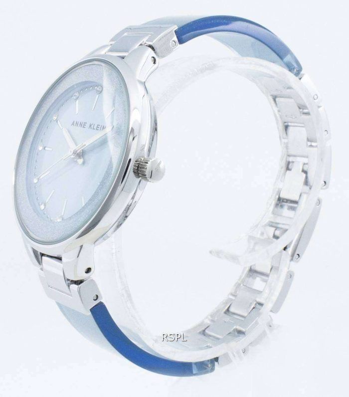 Anne Klein 1409LBSV Diamond Accents Quartz Women's Watch