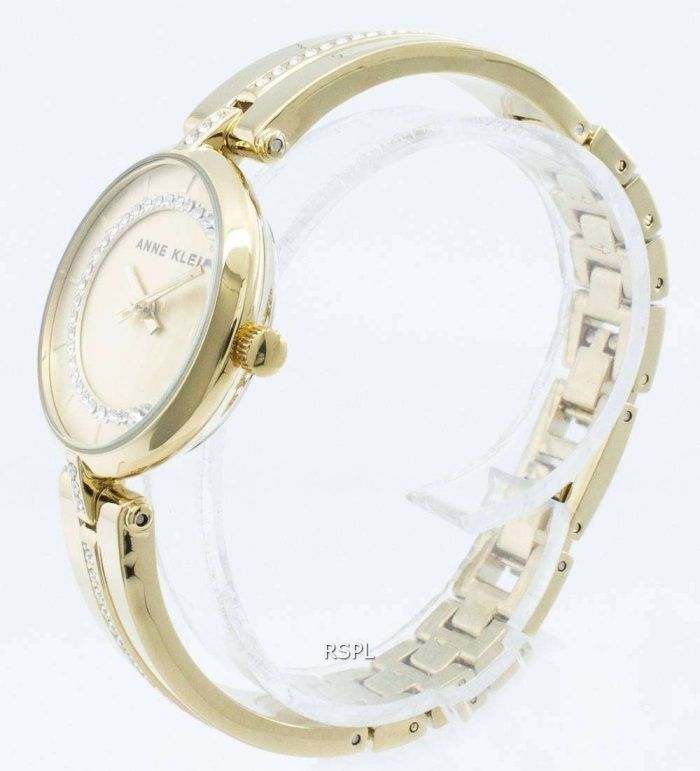 Anne Klein 3248CHGB Diamond Accents Quartz Women's Watch
