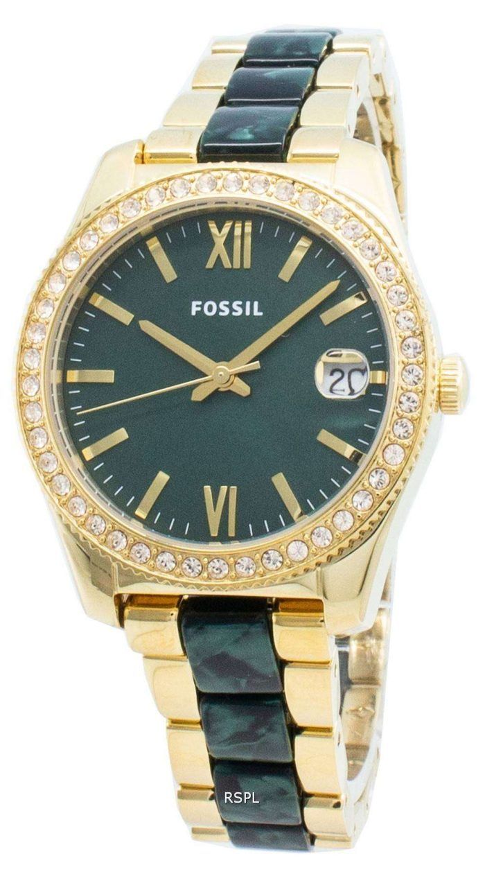 Fossil Scarlette Mini ES4676 Diamond Accents Quartz Women's Watch