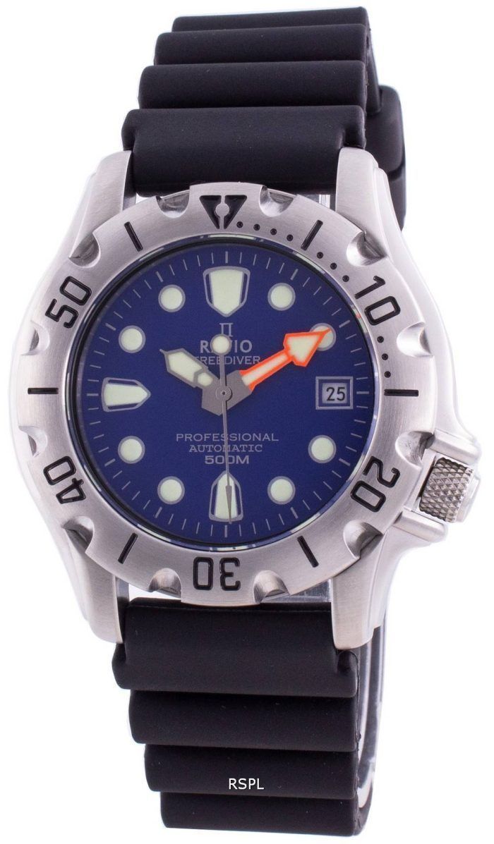 Ratio Free Diver Professional 500M Sapphire Automatic 32BJ202A-BLU Men's Watch