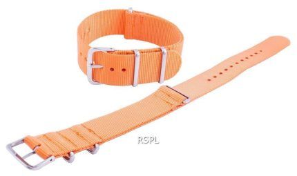 Seiko Orange NATO7 Nylon Strap 22mm