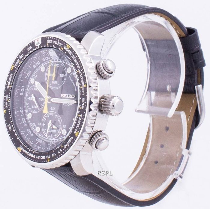Seiko Pilot's Flight SNA411P1-VAR-LS6 Quartz Chronograph 200M Men's Watch