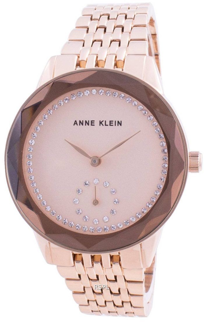 Anne Klein Swarovski Crystal Accented 3506RGRG Quartz Women's Watch