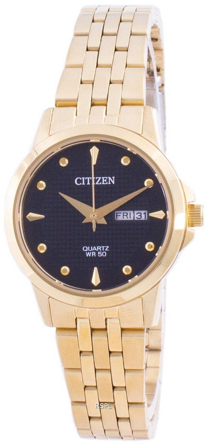 Citizen Black Dial Stainless Steel Quartz EQ0603-59F Women's Watch