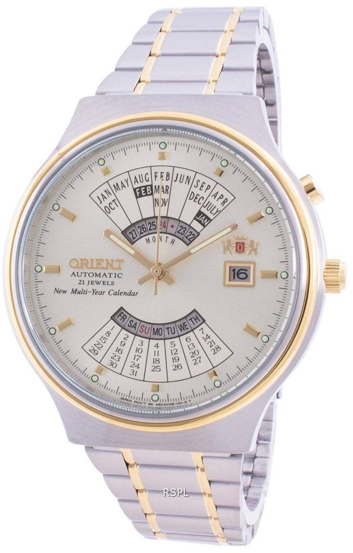 Orient Mechanical Contemporary FEU00000CW Multi-Year Calendar Men's Watch