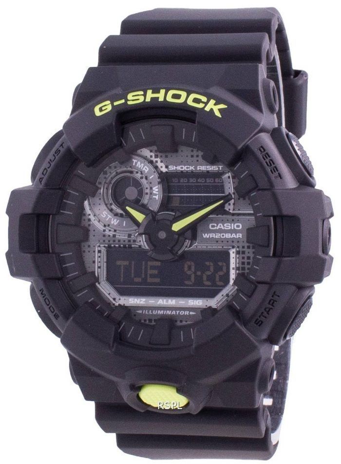 Casio G-Shock World Time GA-700DC-1A GA700DC-1A 200M Men's Watch