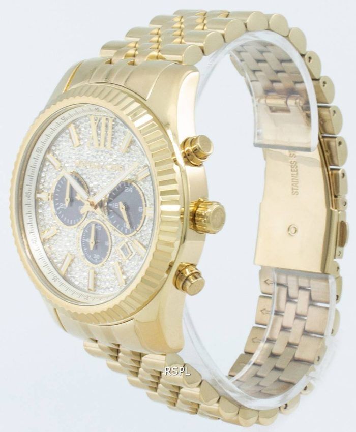 Michael Kors Lexington Chronograph Quartz Crystal Accent MK8494 Men's Watch