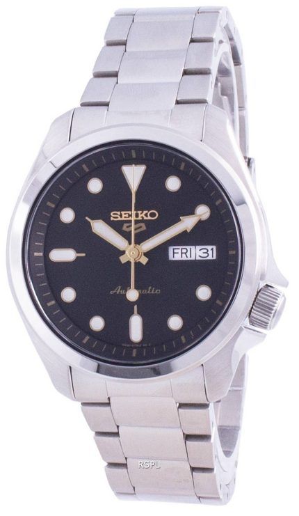 Seiko 5 Sports Black Dial Automatic SRPE57 SRPE57K1 SRPE57K 100M Men's Watch