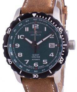 Zeppelin Night Cruise Green Dial Automatic 7264-3 72643 200M Men's Watch