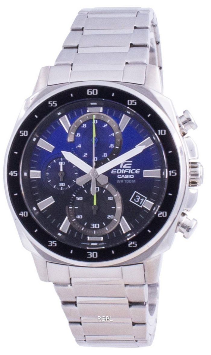 Casio Edifice Standard Chronograph Quartz EFV-600D-2A EFV600D-2 100M Mens Watch