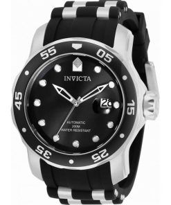 Invicta Pro Diver Black Dial Automatic 33341 200M Mens Watch