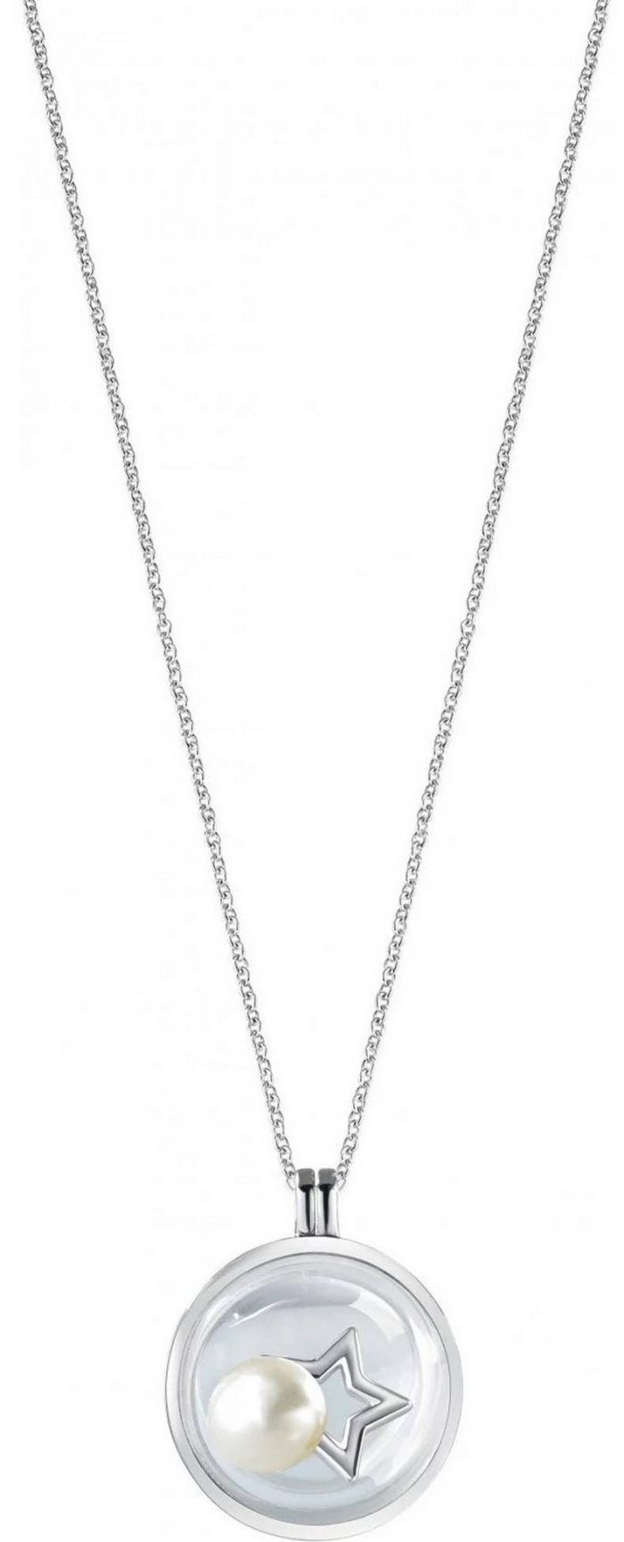 Morellato Scrigno DAmore Rhodium Plated Sterling Silver SAMB01 Womens Necklace