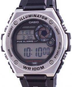 Casio Illuminator Digital MWD-100H-1A MWD100H-1 100M Mens Watch