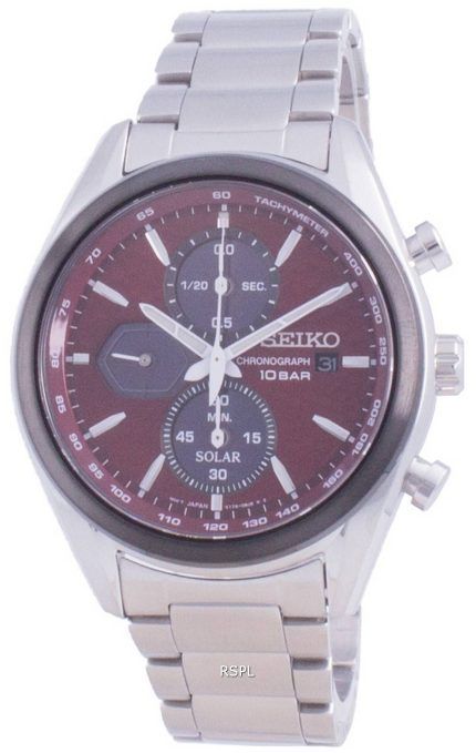 Seiko Discover More Chronograph Solar SSC771 SSC771P1 SSC771P 100M Mens Watch