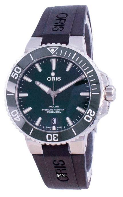 Oris Aquis Date Automatic Diver's 01-733-7732-4157-07-4-21-64FC 300M Men's Watch