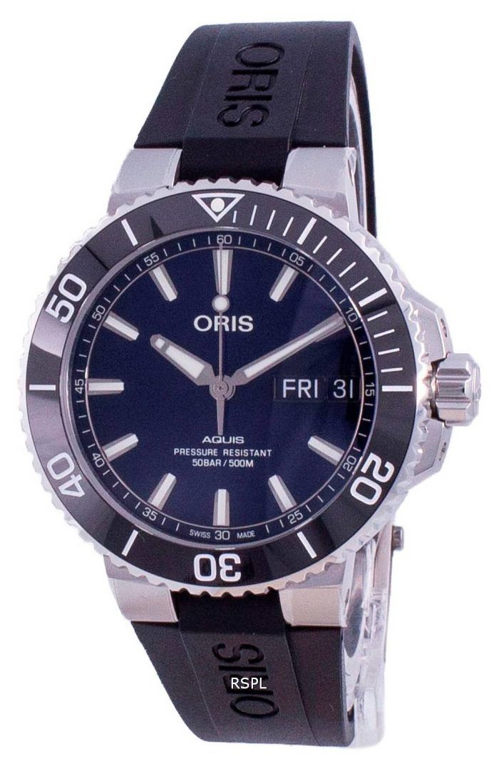 Oris Aquis Big Day Date Automatic Diver's 01-752-7733-4135-07-4-24-64EB 500M Men's Watch