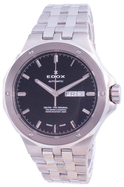 Edox Delfin Day Date Automatic Diver's 880053MNIN 88005 3M NIN 200M Men's Watch
