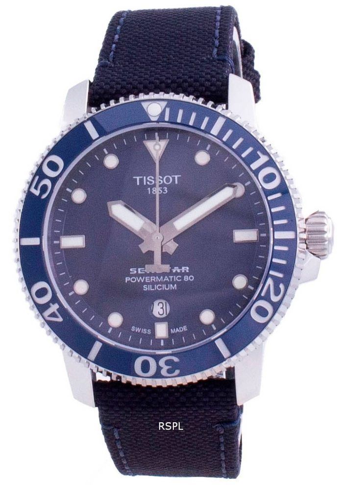 Tissot Seastar 1000 Powermatic 80 Silicium Diver's T120.407.17.041.01 T1204071704101 300M Men's Watch