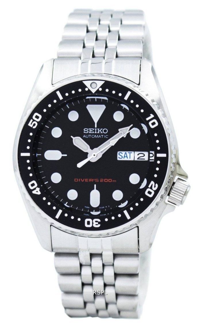 Refurbished Seiko Automatic Scuba Diver's SKX013 SKX013K2 SKX013K 200M Men's Watch