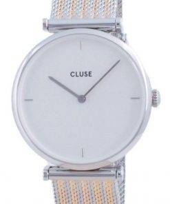 Cluse Triomphe White Dial Stainless Steel Quartz CW0101208003 Womens Watch