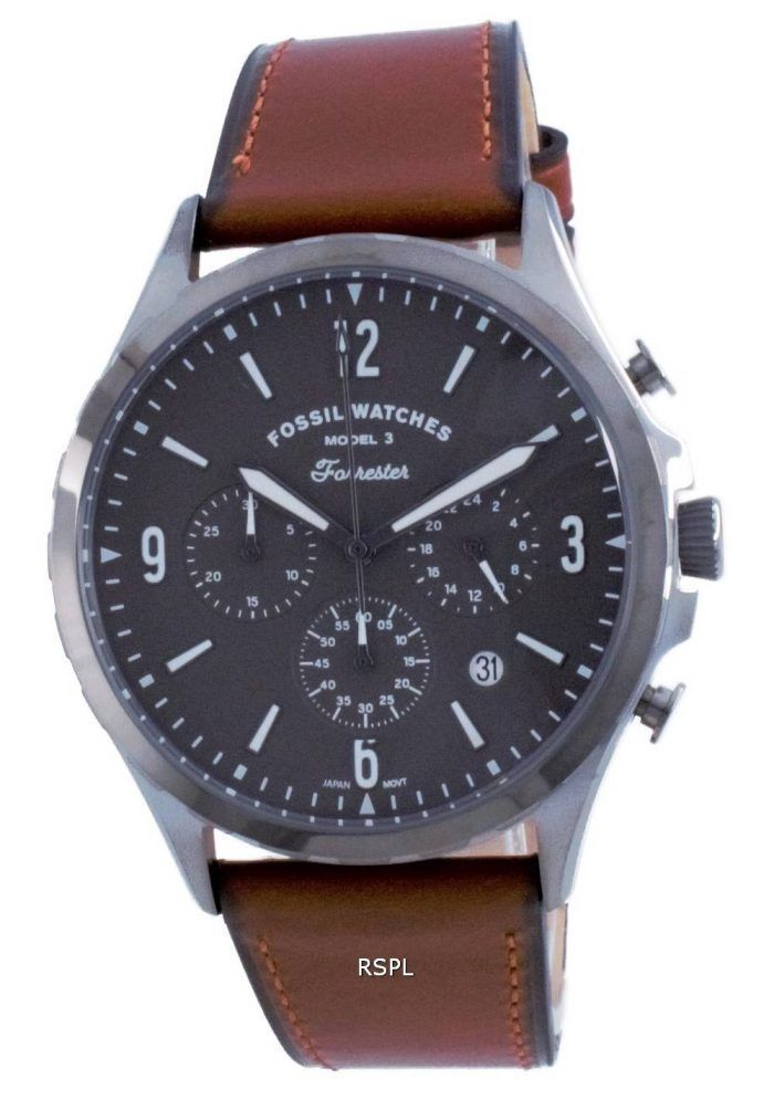Fossil Forrester Chronograph Leather Quartz FS5815 Men's Watch